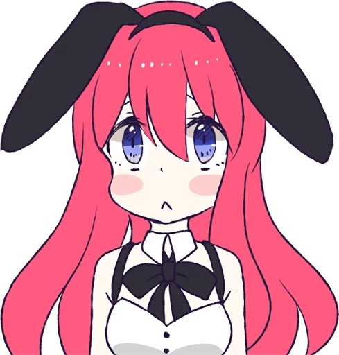 A Cute Little Rabbit Girl emoji 🙁