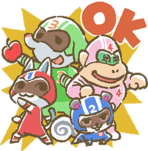 Емодзі Animal Crossing 15th Anniversary Sticker  👌
