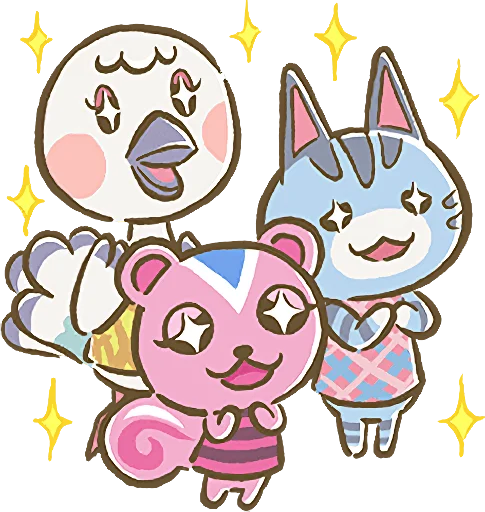 Стікер Animal Crossing 15th Anniversary Sticker  🤩
