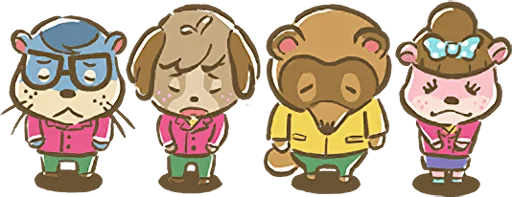 Animal Crossing 15th Anniversary Sticker emoji ?‍♂️