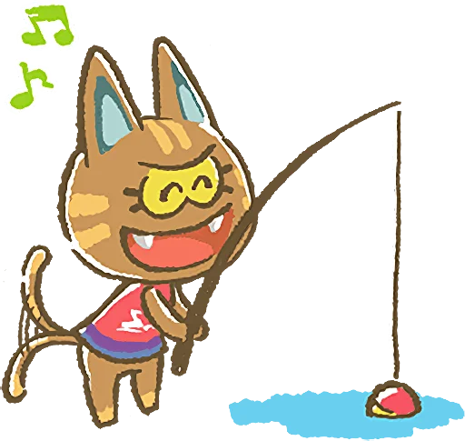 Стікер Telegram «Animal Crossing 15th Anniversary Sticker» ☺️