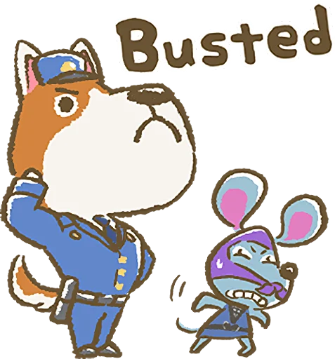 Стікер Animal Crossing 15th Anniversary Sticker  👮‍♂️
