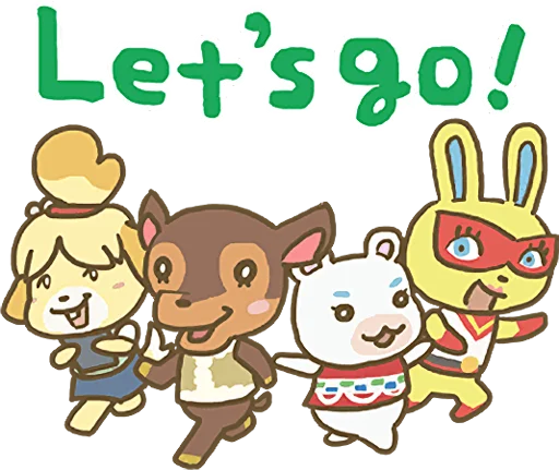 Емодзі Animal Crossing 15th Anniversary Sticker  ✊