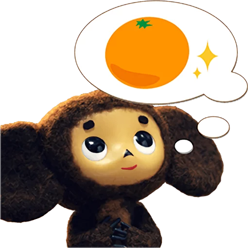 Cheburashka Movie Puppet Stickers emoji 😍