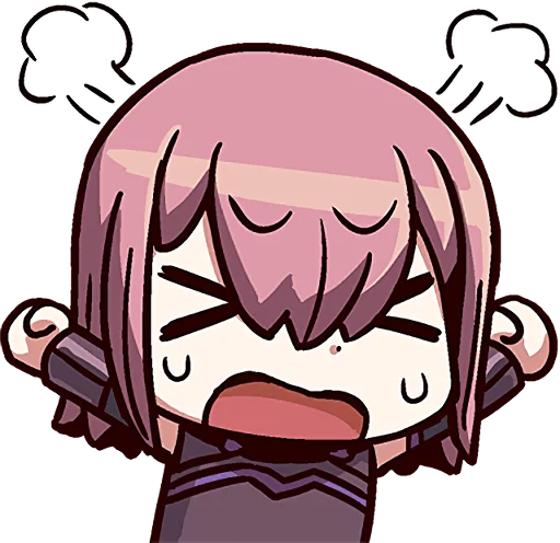 Fate/Grand Order SD emoji 😠