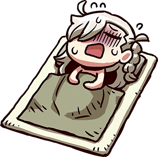 Telegram Sticker «Fate/Grand Order SD» 😴