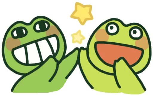 Kerokero Bros. Mild  emoji ✋
