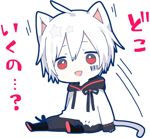 Стикер Mafumafu Sticker (cat)  ❓