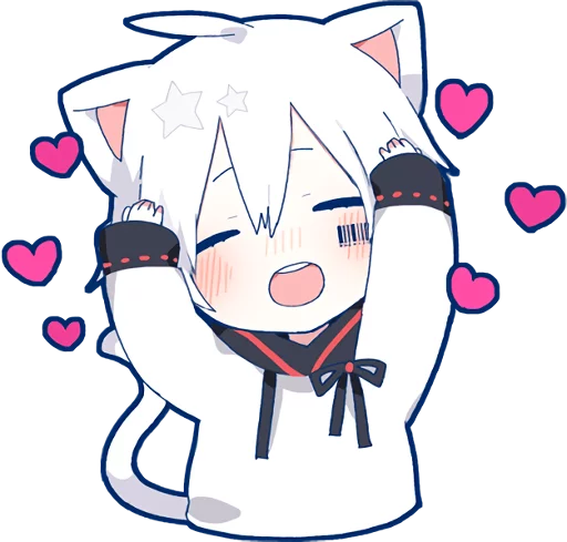 Стікер Mafumafu Sticker (cat)  ❤️