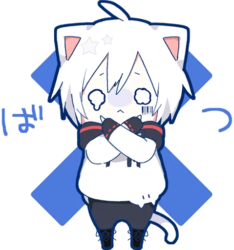 Стікер Mafumafu Sticker (cat) ❌