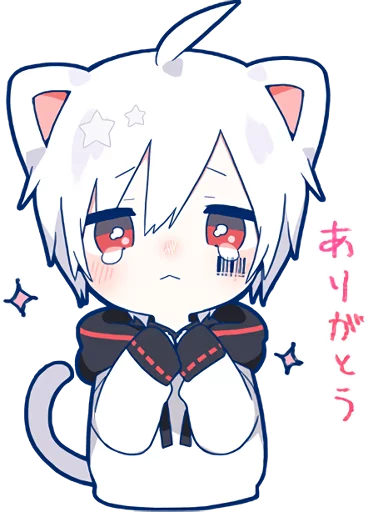 Стікер Mafumafu Sticker (cat)  😢