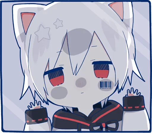 Стикер Mafumafu Sticker (cat)  👿