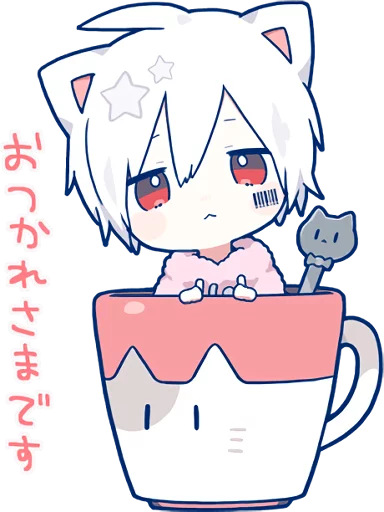 Стікер Mafumafu Sticker (cat)  🍵