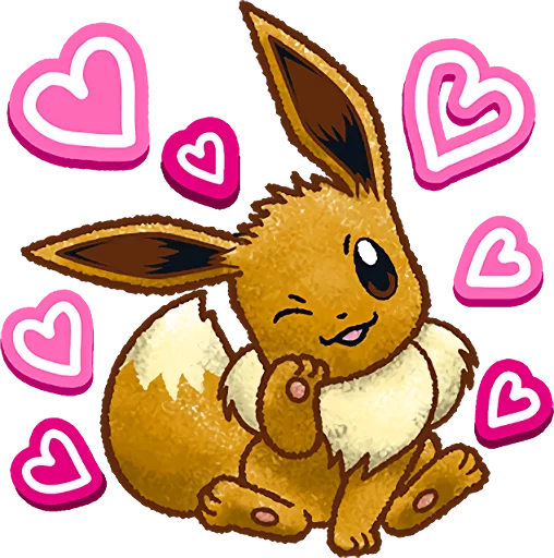 Pokémon Chat Pals stiker ❤️