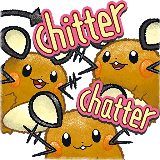 Pokémon Chat Pals stiker 💬
