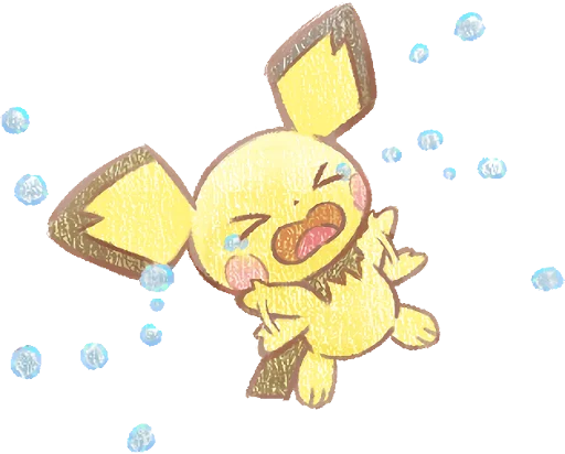 Telegram Sticker «Pokémon Daily Greetings» 😭