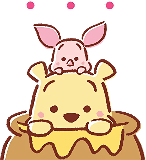 Pooh and Piglet (Lovely)  emoji 😶