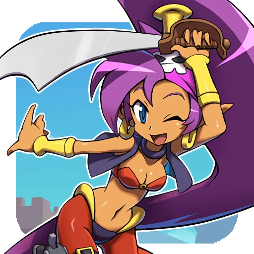 Стикеры телеграм Shantae and the Pirate's Curse