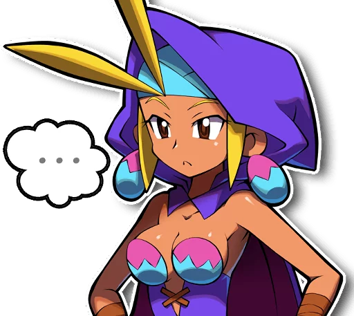 Telegram stiker «Shantae and the Pirate's Curse» 😐
