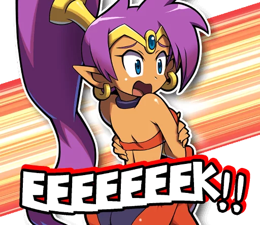 Telegram stiker «Shantae and the Pirate's Curse» 😱