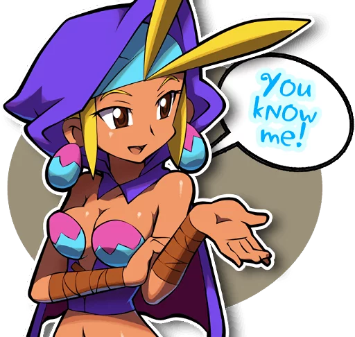 Стикер Telegram «Shantae and the Pirate's Curse» 🙂