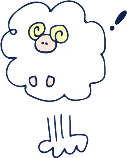 THE SHEEPS  sticker 😧