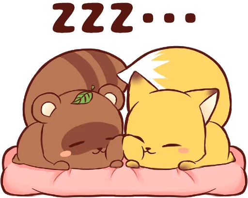 Tanuki & Fox girl emoji 🦊