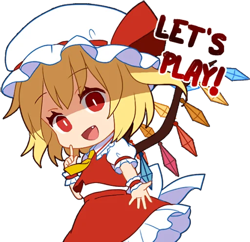Стікер Touhou Project Everyday 🙃