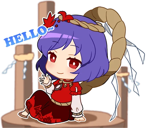 Стікер Touhou Project Everyday 👋