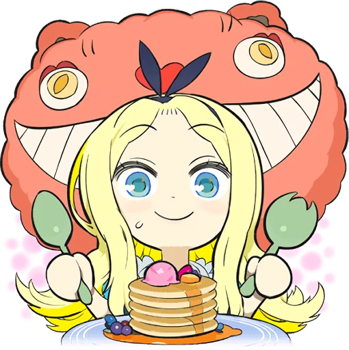 Эмодзи Official Sticker of okama's Alice Series 😏