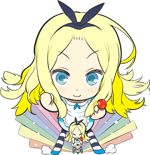 Telegram Sticker «Official Sticker of okama's Alice Series» 👻