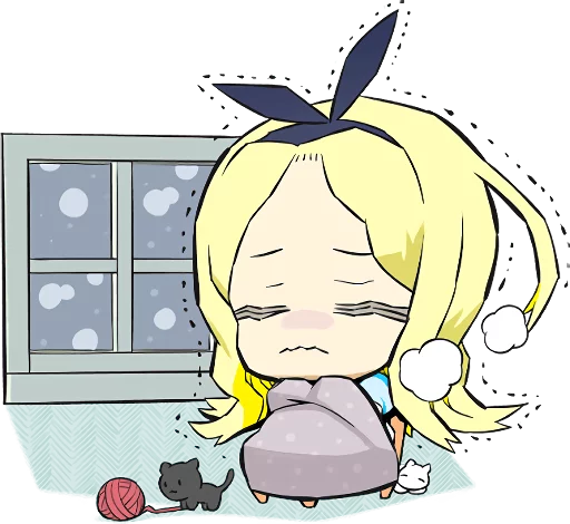 Стікер Official Sticker of okama's Alice Series 😖