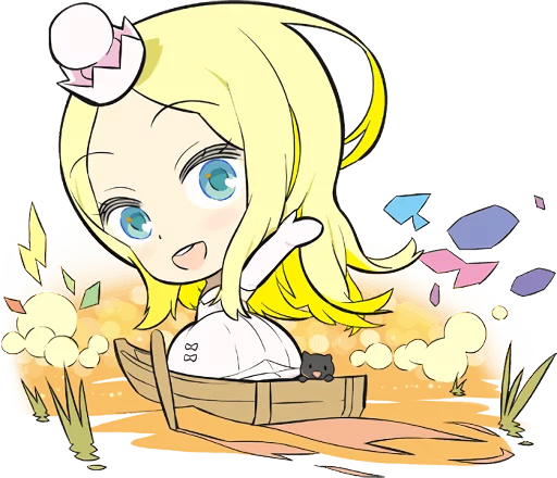 Емодзі Official Sticker of okama's Alice Series 👋