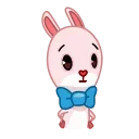 Bowtie Bunny emoji 😃