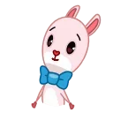 Bowtie Bunny stiker 😍