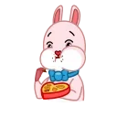 Bowtie Bunny stiker 🙂