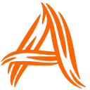 Емодзі телеграм Оранжевый шрифт