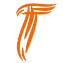 Эмодзи телеграм Оранжевый шрифт