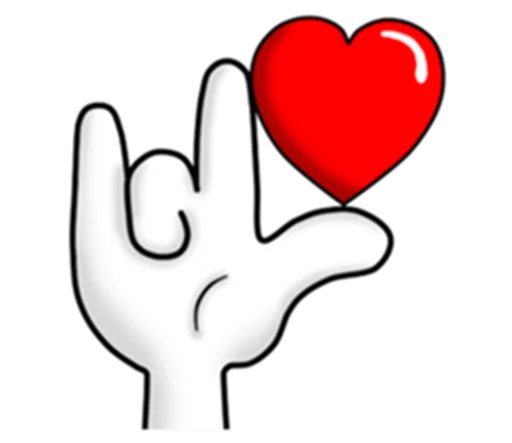 Love Love stiker 🤘