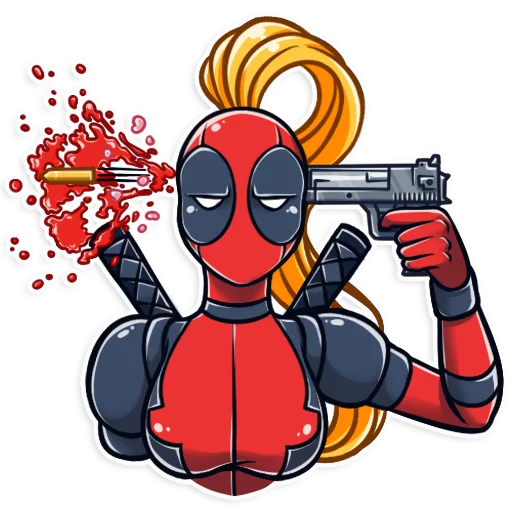 Lady Deadpool sticker 🔫