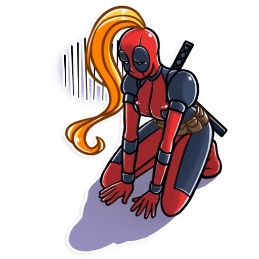 Lady Deadpool sticker 😰
