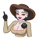 Lady Dimitrescu emoji ☝️