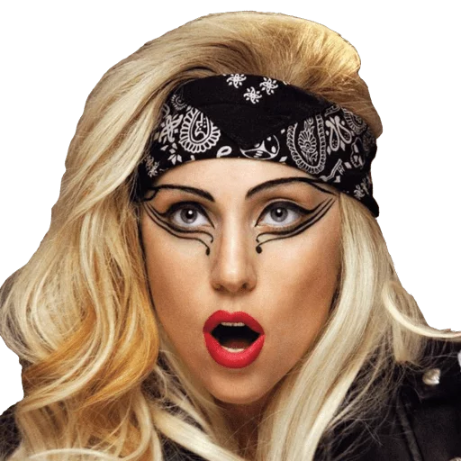 Эмодзи Lady Gaga 😮