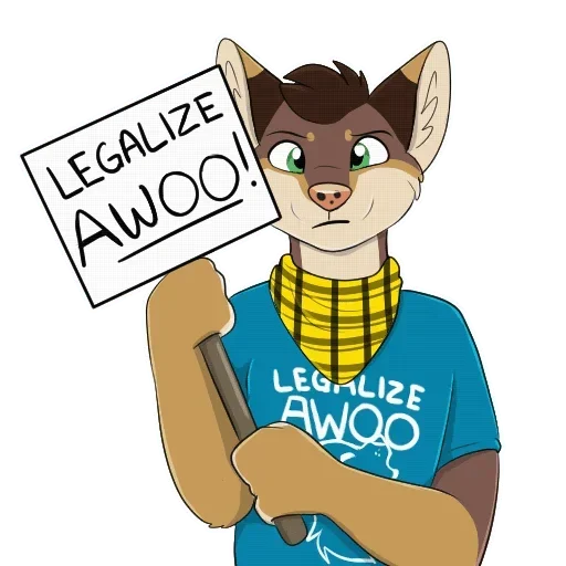 Telegram stiker «Awooooo » 🤪