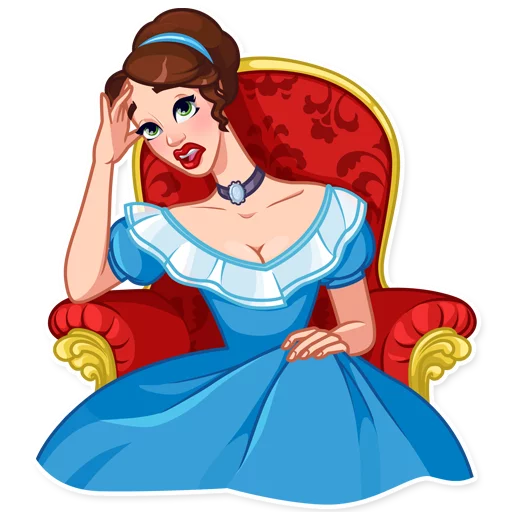 Telegram stiker «Lady Marie» 🙄