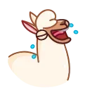 Telegram emoji Лама