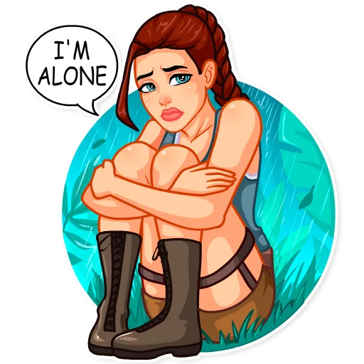 Tomb Raider sticker ☹️