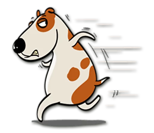Telegram stiker «Lassie» 🏃