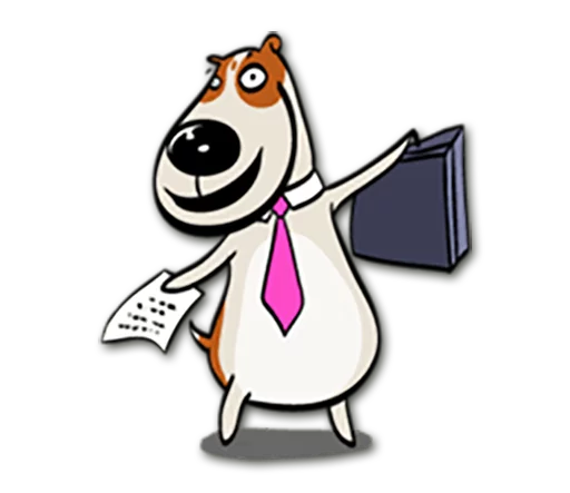 Telegram stiker «Lassie» 💼