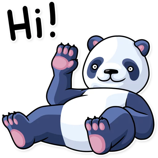 Lazy Panda sticker 👋